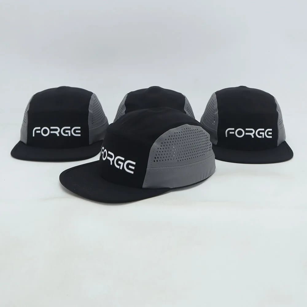 5 Panel Cap - Black/Grey